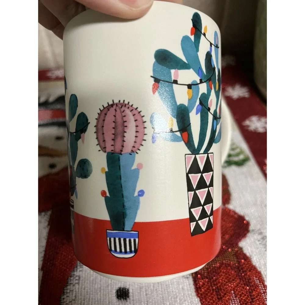 Starbucks Mug Starbucks Christmas Cactus Mug Holiday Cactus Mug